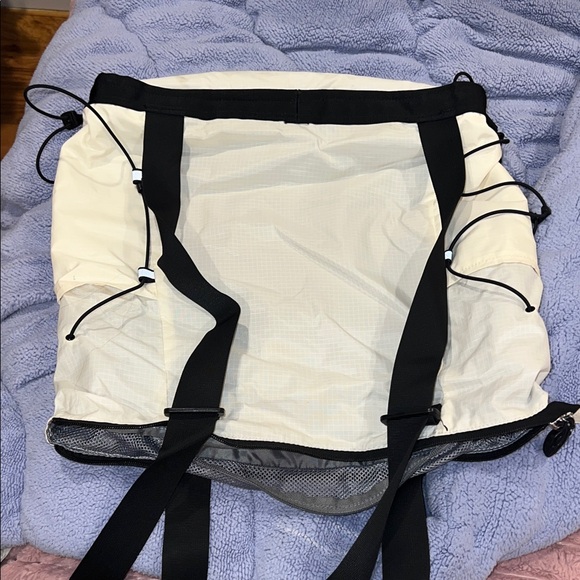 The North Face Cream and Black Backpack - Picture 2 of 4